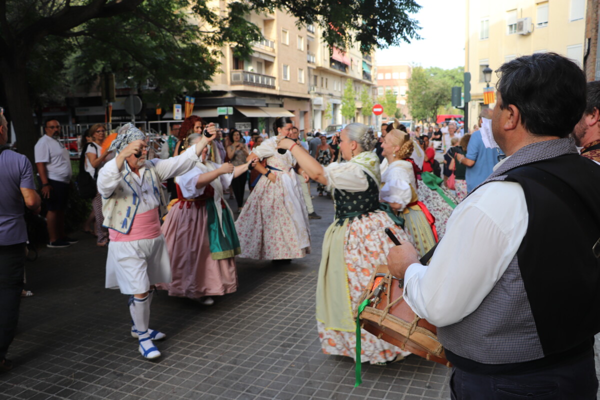Fiesta de San Cristóbal en el barrio de Trinitat