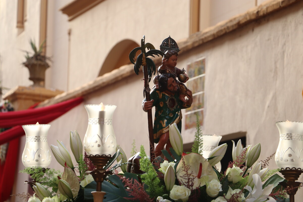 Fiesta de San Cristóbal en el barrio de Trinitat