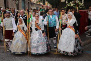 Fiesta de San Cristóbal en el barrio de Trinitat