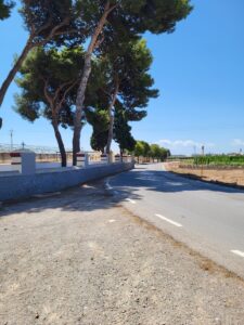 Trazado nueva ruta para cicloviandantes Foios