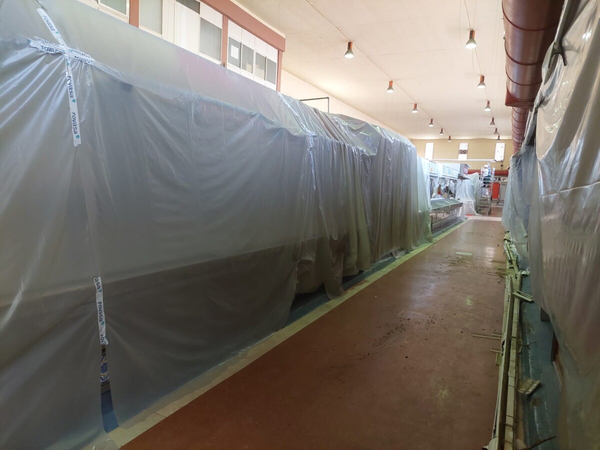 Reparación de la cubierta y el techo del Mercat del Cabanyal
