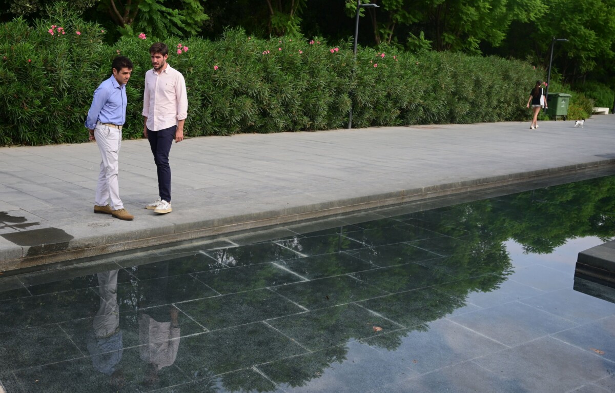 Las fuentes ornamentales del Parque Central ya están abiertas otra vez