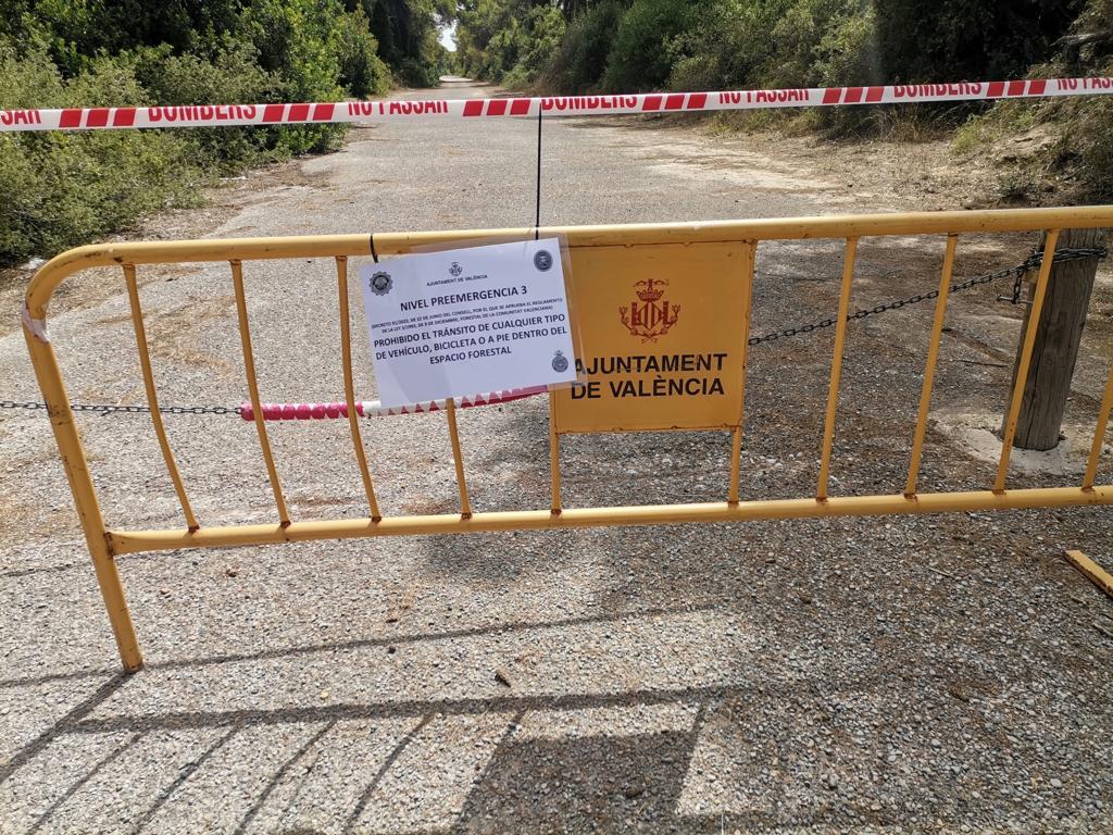 Restricciones de acceso a la Devesa de El Saler