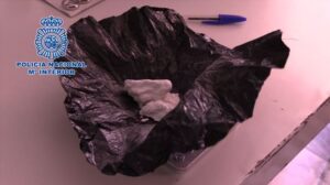 Droga intervenida por la Policía Nacional