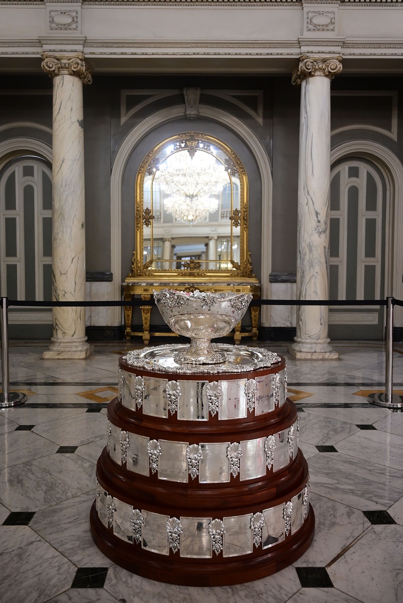 La Copa Davis en el Salón de Cristal del Ayuntamiento de Valencia