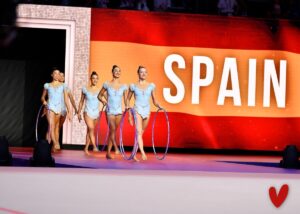 El Conjunto de España de gimnasia rítmica