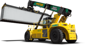 Apiladora de contenedores propulsada por hidrógeno