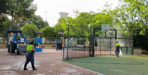 limpieza parques infantiles albal