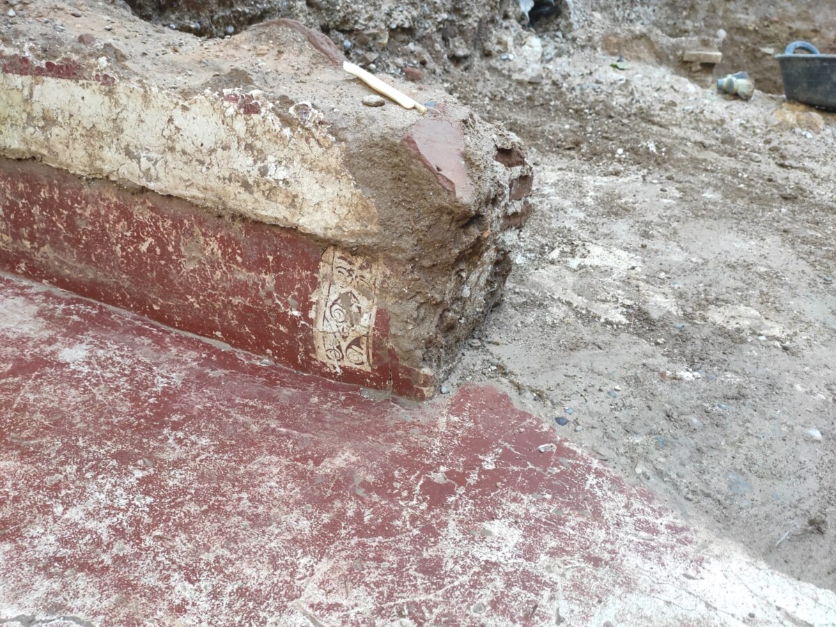 Hallazgo de pinturas en una casa del siglo XII en Valencia