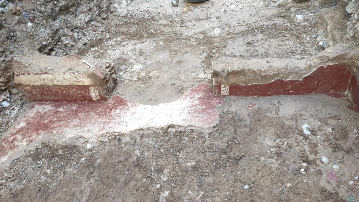 Hallazgo de pinturas en una casa del siglo XII en Valencia