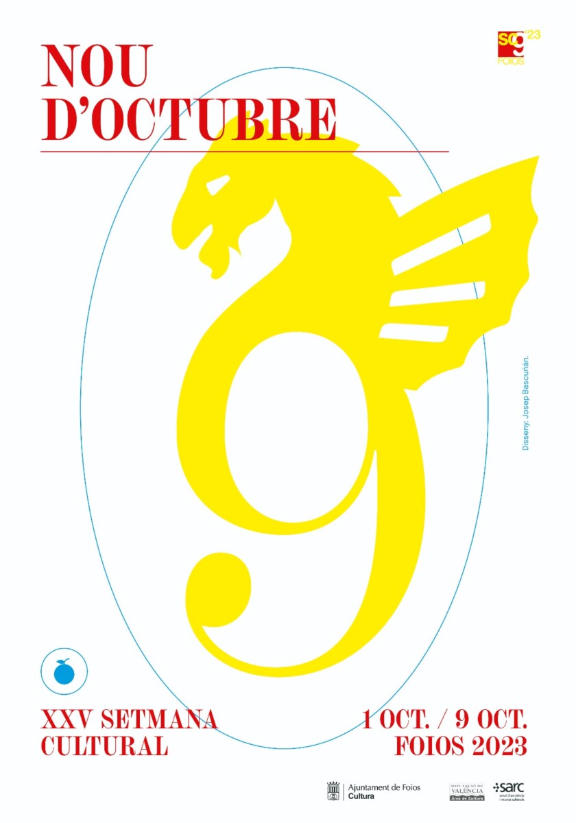 Cartell 9 d'Octubre de Foios 2023