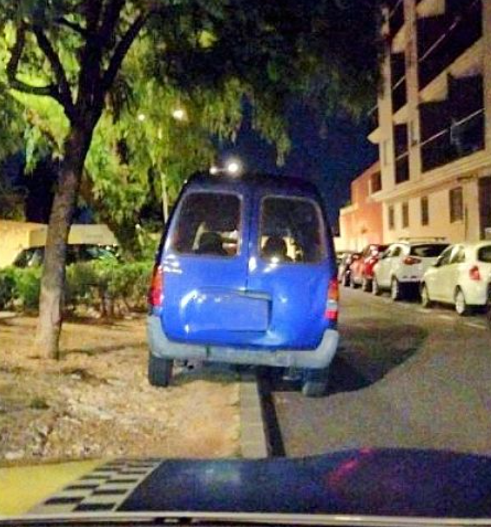 coche sustraído en Paterna Policía Local