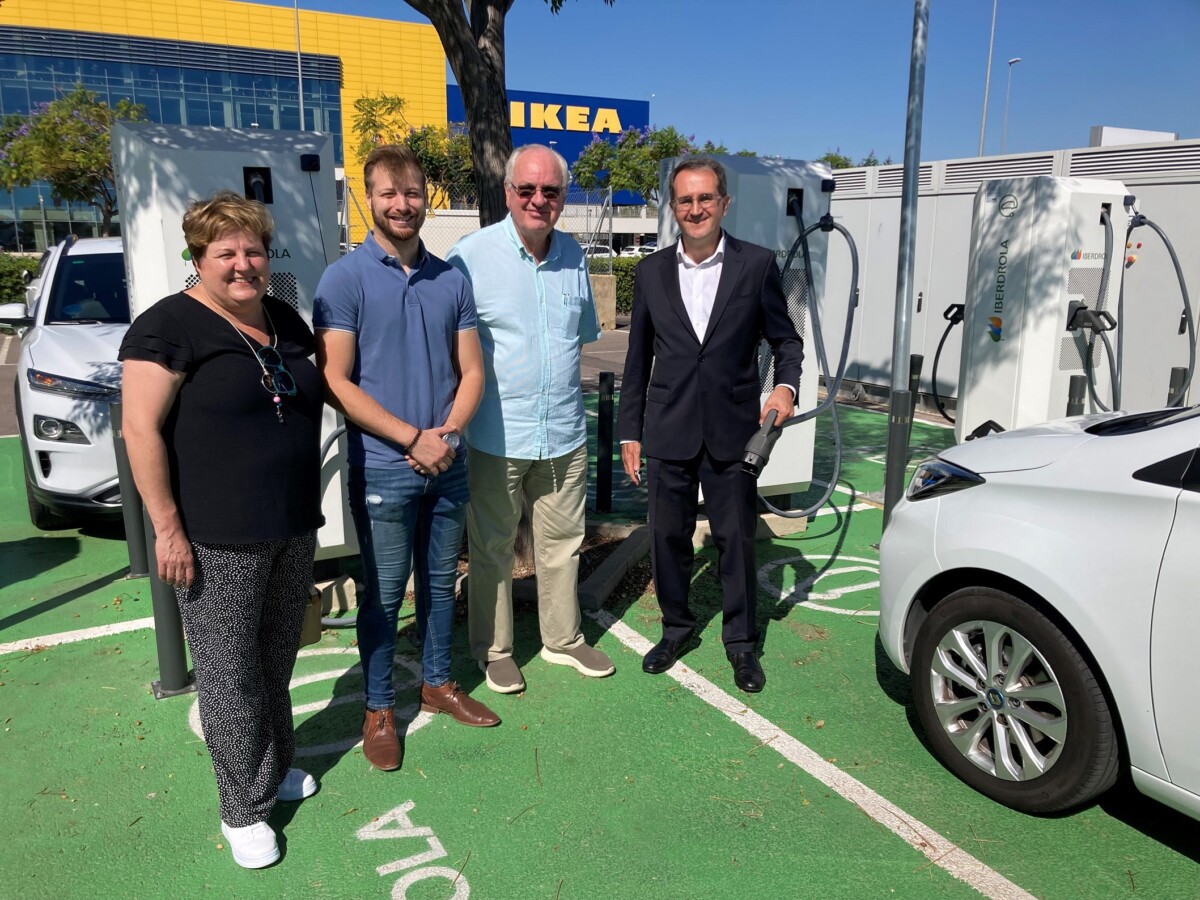 Encarna Muñoz, Arcadio del Real, Enrique Inglés y Joaq uin Longares en Alfafar Parc