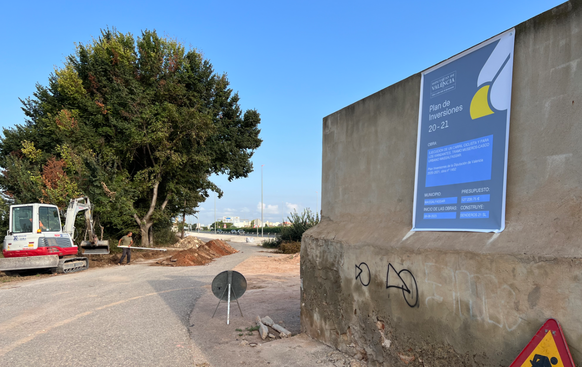 obres carril ciclista Massalfassar