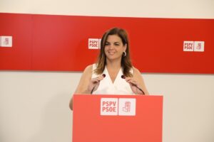 Sandra Gómez, portavoz socialista