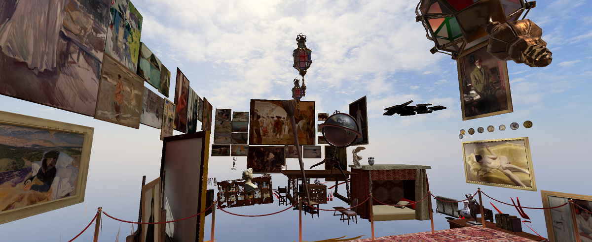 Sala de realidad virtual de la exposición 'Sorolla a través de la luz'