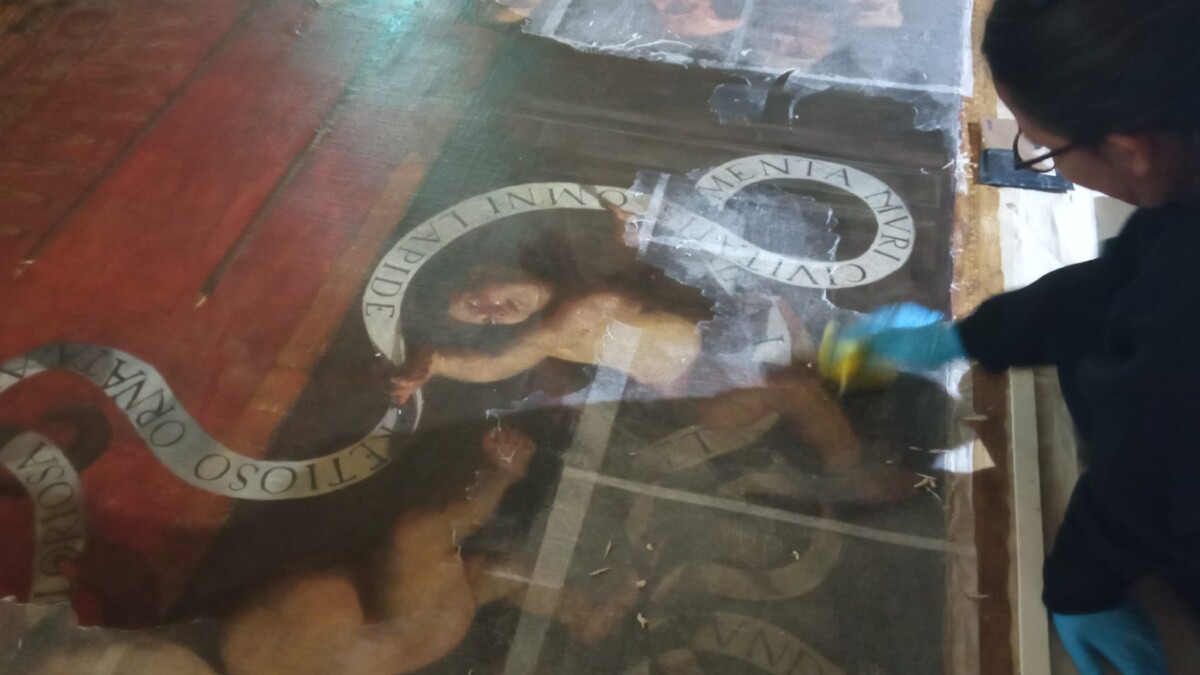 Comienza la restauración del lienzo ‘La Inmaculada Concepción y los Jurados de València’