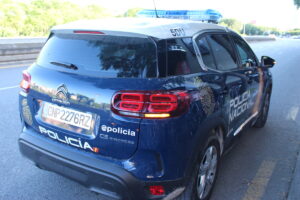 Coche patrulla de la Policía Nacional