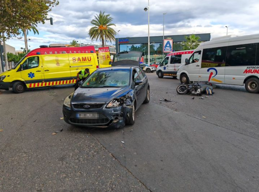 accidente Avenida de la Horchata Alboraya