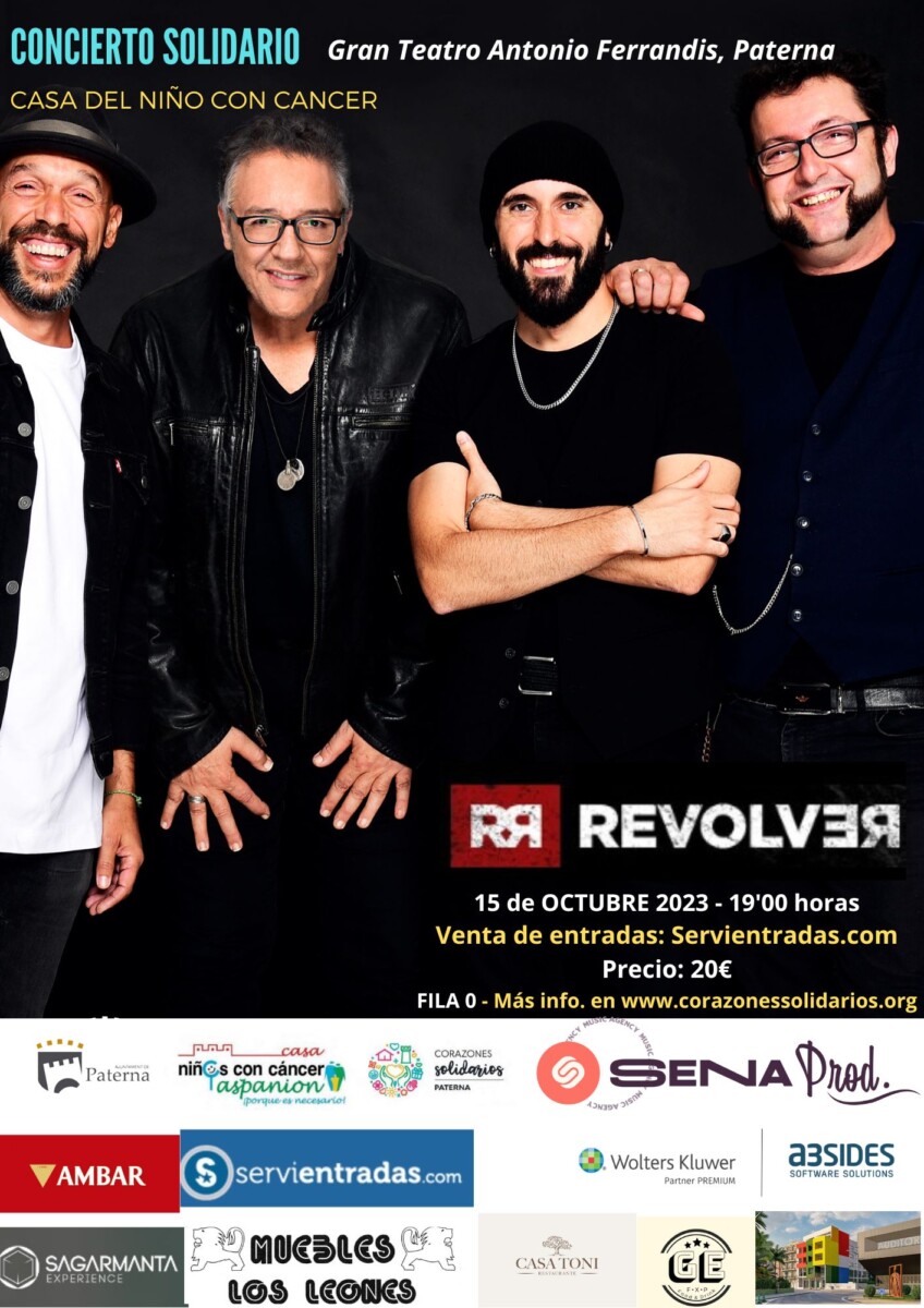 Revolver, concierto benéfico en Paterna