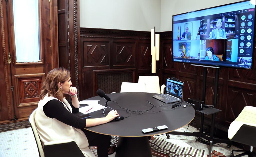 María José Catalá participa en la reunión telemática con el ministro Escrivà sobre la llegada de inmigrantes desde Canarias