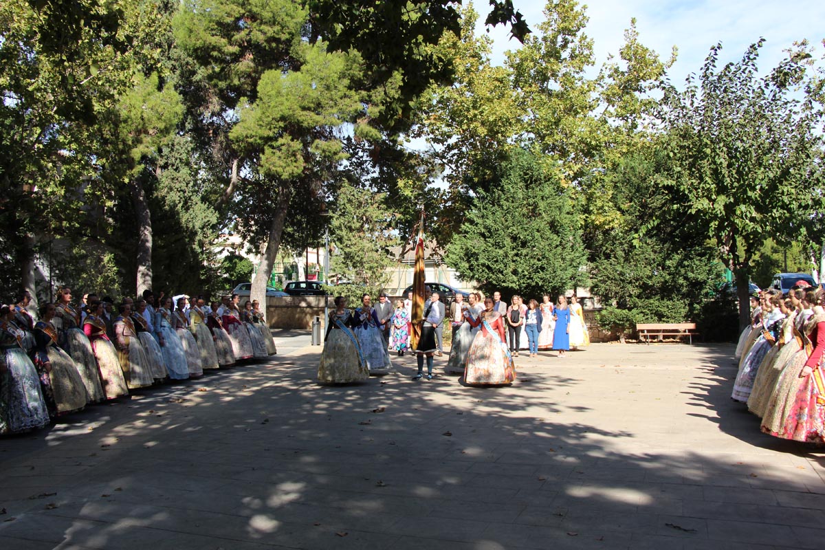 Traslado de la Senyera de la Agrupación de fallas Turia de Quart a Xirivella