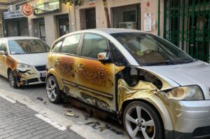 incendio vehículos Benimaclet