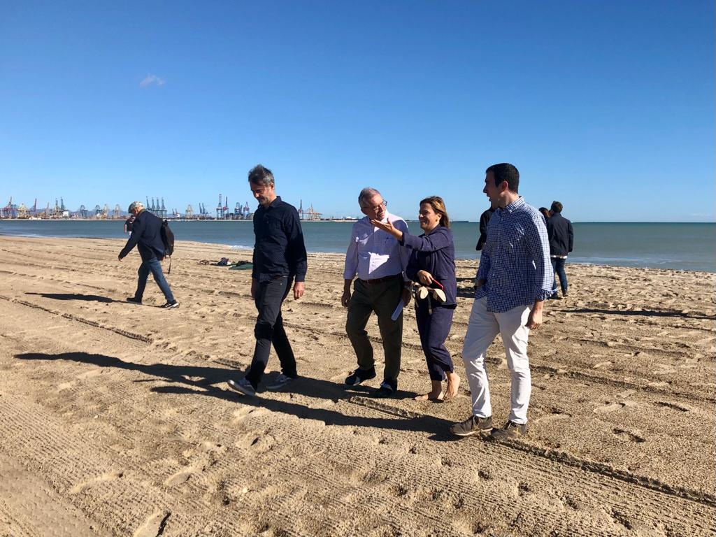 Regeneración de las playas del sur de Valencia