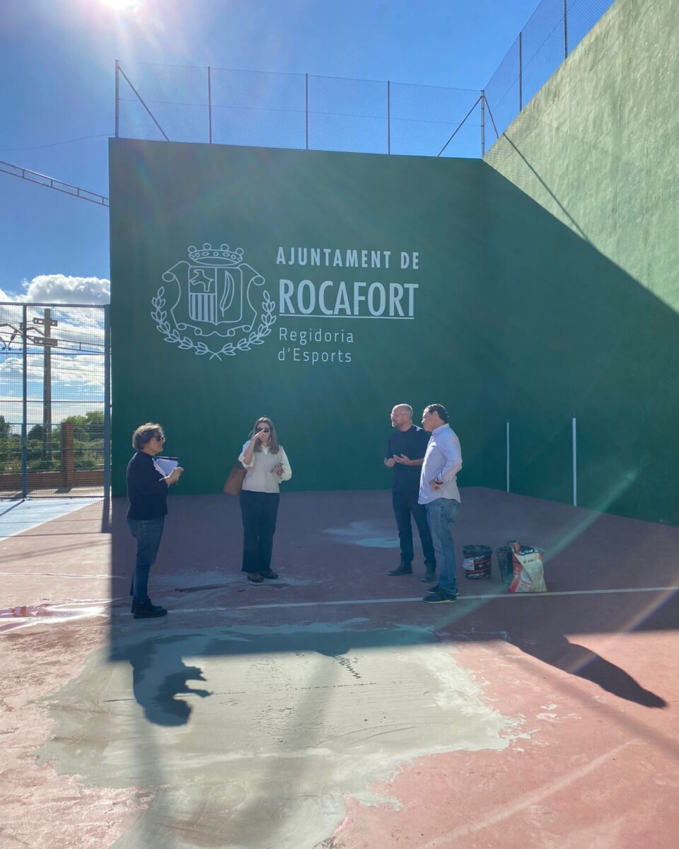 renovación pistas deportivas Rocafort