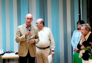 José Gosálbez en un centro de mayores de Valencia