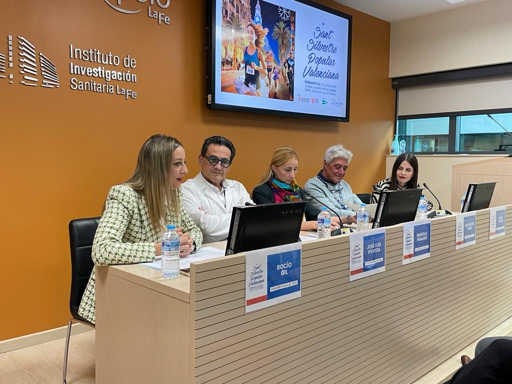 Presentación de la San Silvestre 2023 en el IIS La Fe