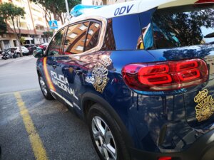 Coche patrulla de la Policía Nacional