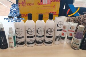 Botes de gel con cocaína líquida oculta