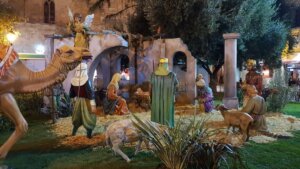 El Belén en la plaza de la Reina en 2022