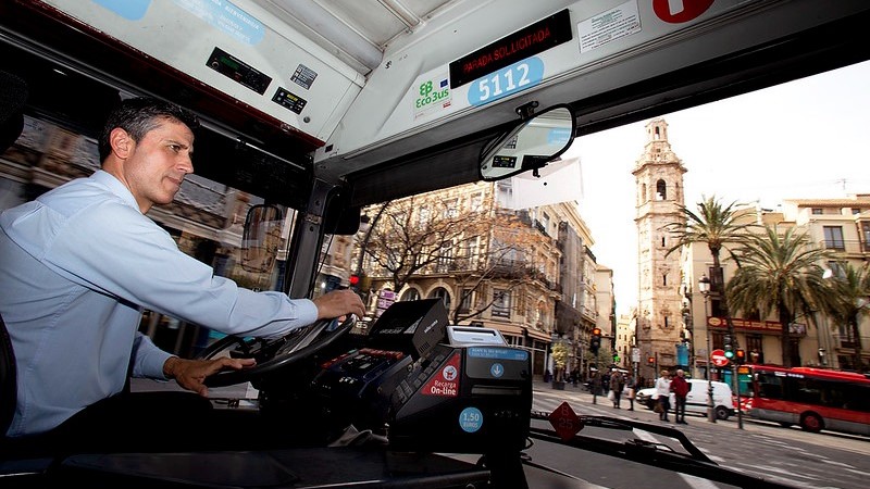 Conductor de autobús de la EMT