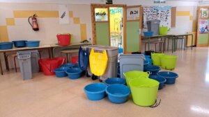 goteras colegio público Enric Valor y Vives de Manises