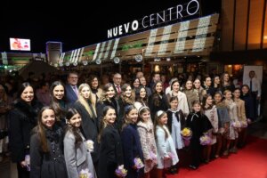 Encendido de la iluminación navideña de El Corte Inglés Pintor Sorolla