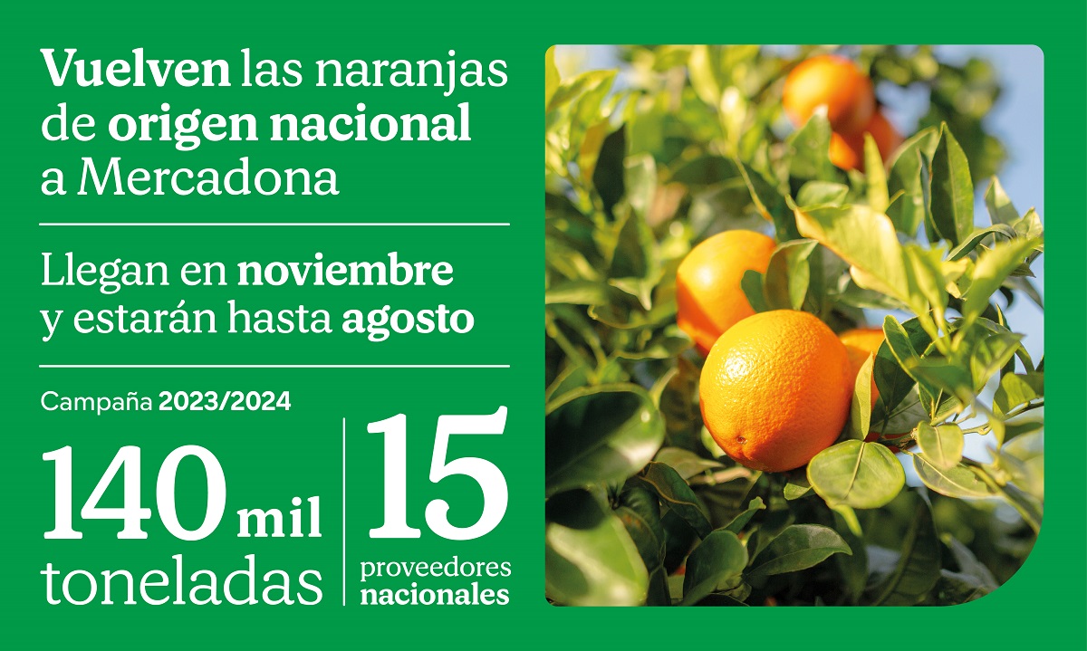 Naranjas en Mercadona