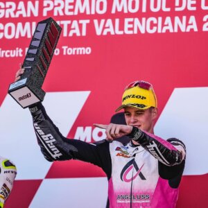 Ivan Ortola podio GP Cheste