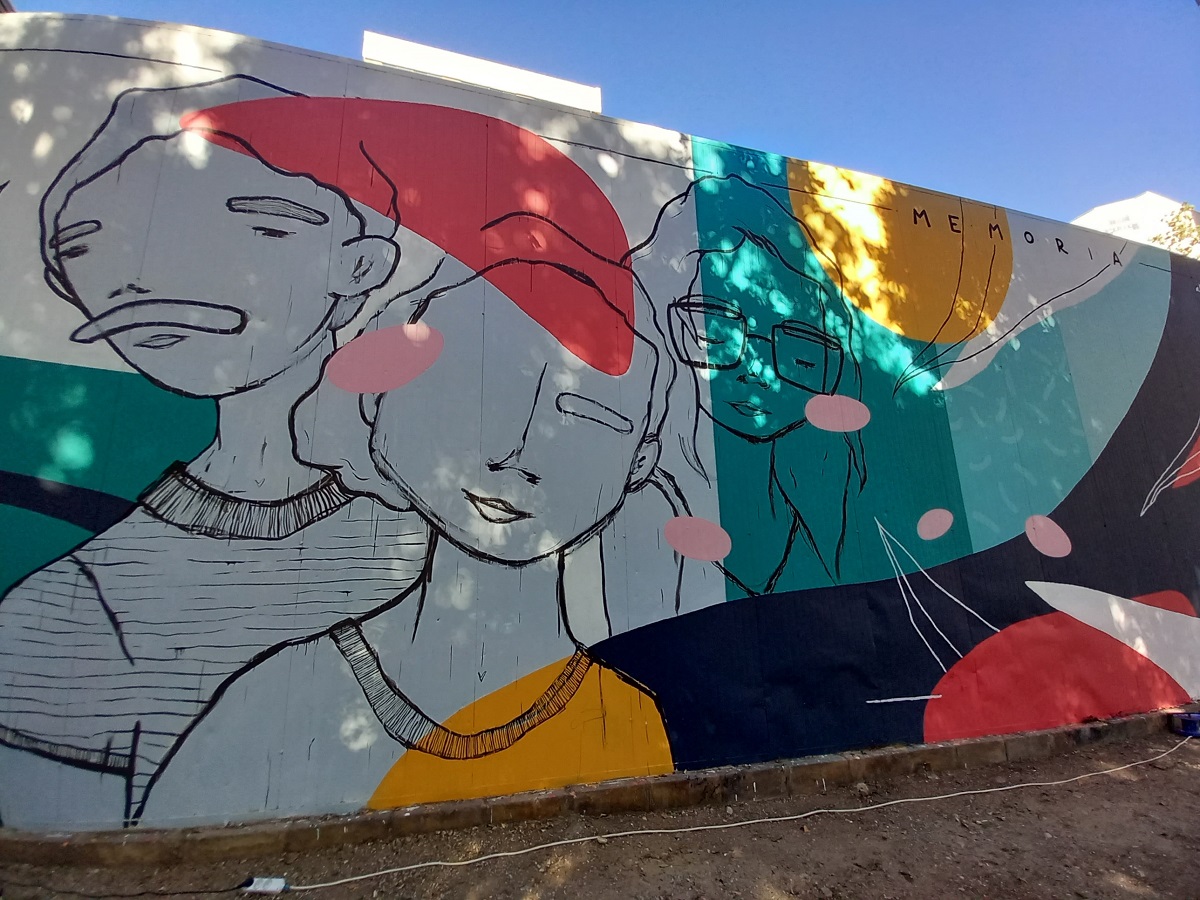 Mural 'Memoria' en Nuevo Centro