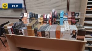 Perfumes falsificados decomisados por la Policía Local de Valencia