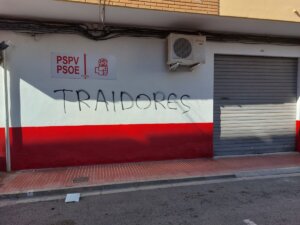 pintada sede PSPV Puçol