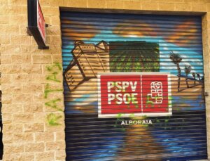 sede PSPV Alboraya vandalismo