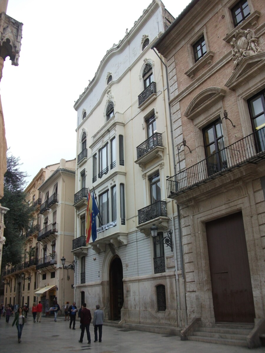 Fachada del Palacio de Calatayud