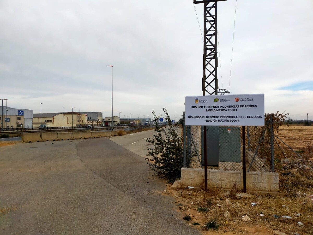 cámaras de vigilancia Torrent residuos