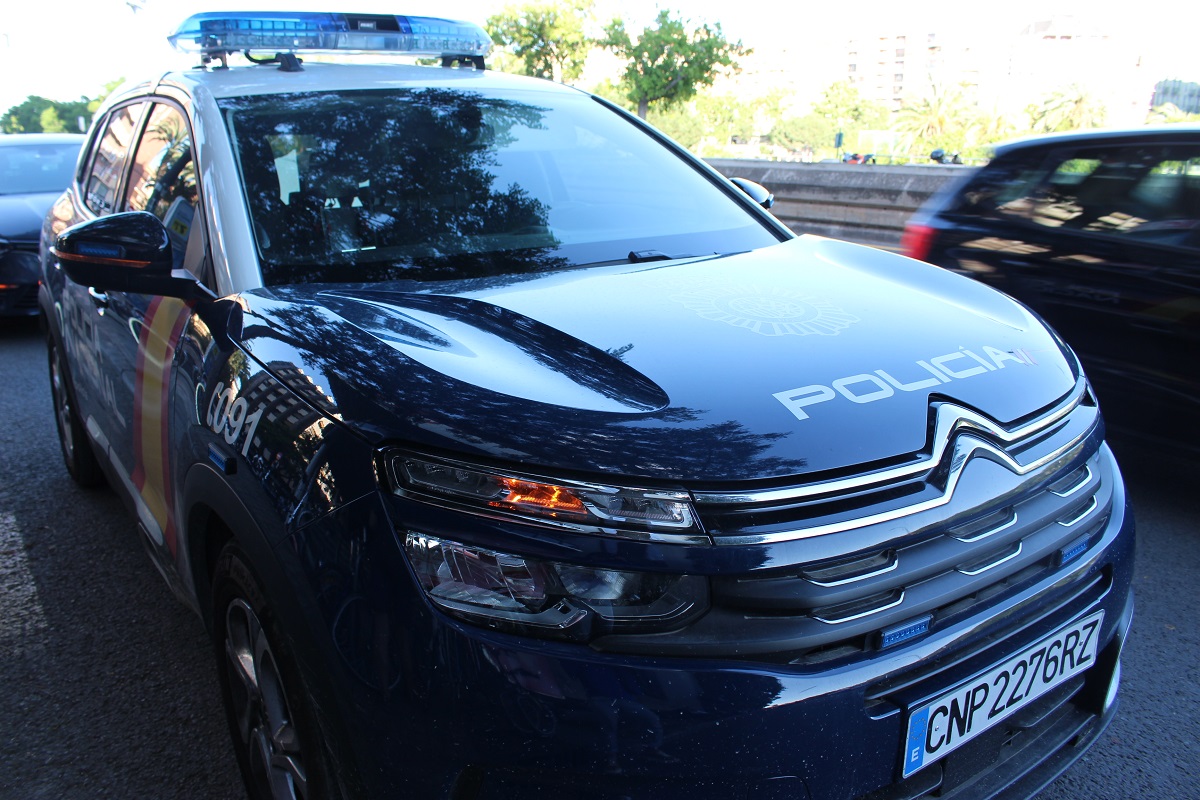 Coche patrulla de la Policía Nacional