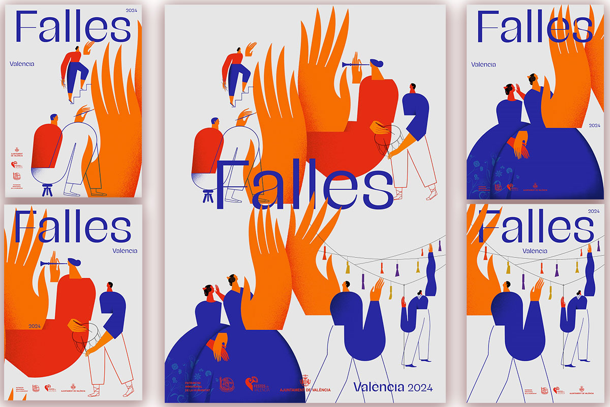 Imagen gráfica de las Fallas