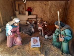 Nacimiento del que robaron el niño Jesús en Benimaclet