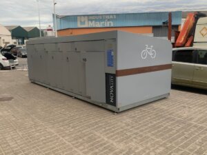 nuevo aparcamiento gratuito para bicicletas y patinetes en el Polígono Industrial Camí la Mar de Alboraia