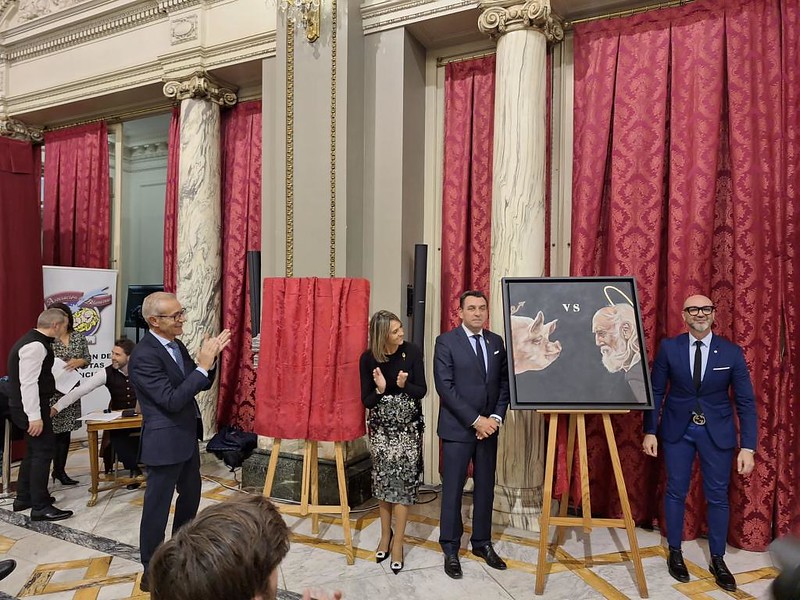 Presentación del cartel anunciador de Sant Antoni 2024